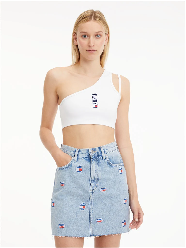 Tommy Hilfiger Jeans - Cropped Archive Shoulder Top - Image 6