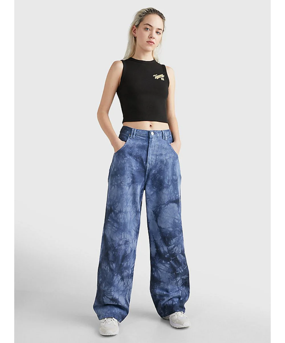 Tommy Hilfiger Jeans - college crop tank top - women - Image 3