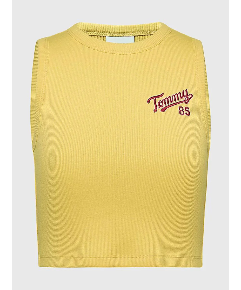 Tommy Hilfiger Jeans - college crop tank top - women - Image 8