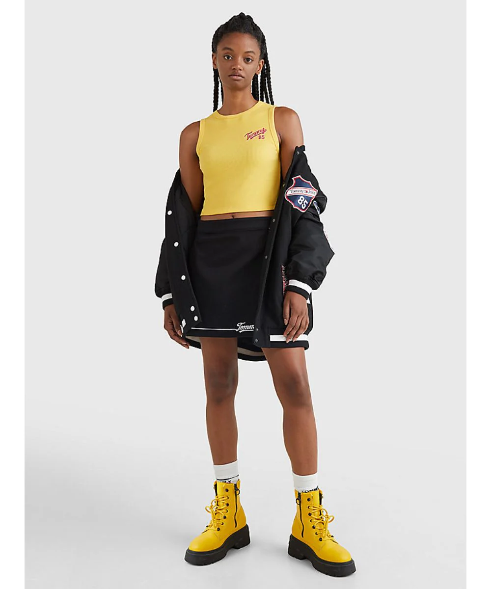 Tommy Hilfiger Jeans - college crop tank top - women - Image 9