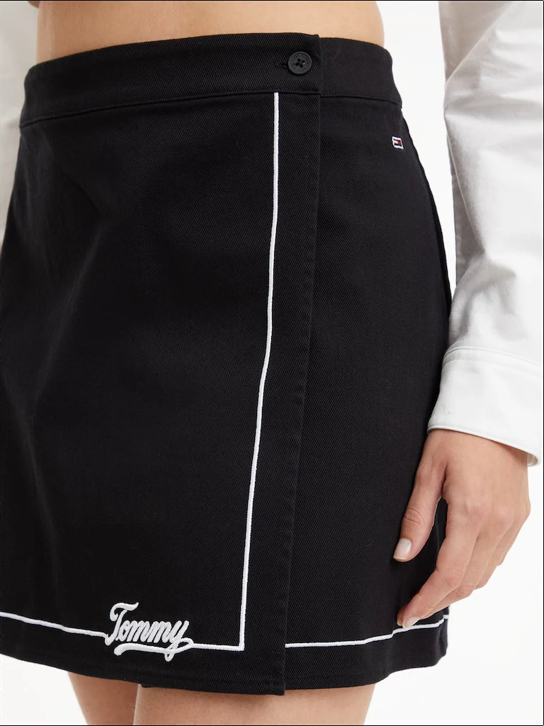 Tommy Hilfiger Jeans - Baseball Wrap Mini Skirt Regular Fit - Image 3