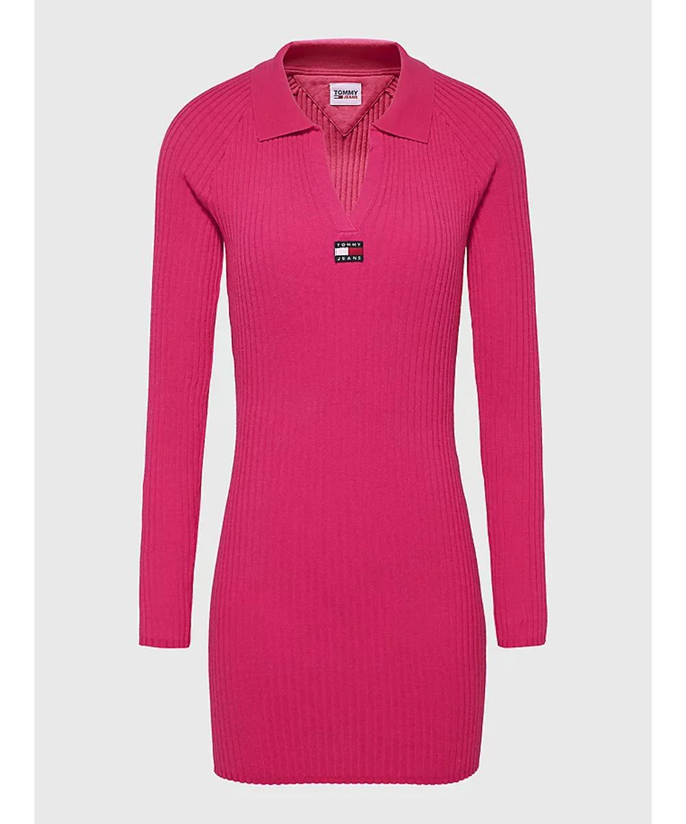 Tommy Hilfiger Jeans - Ribbed Badge Jumper Dress - Image 2