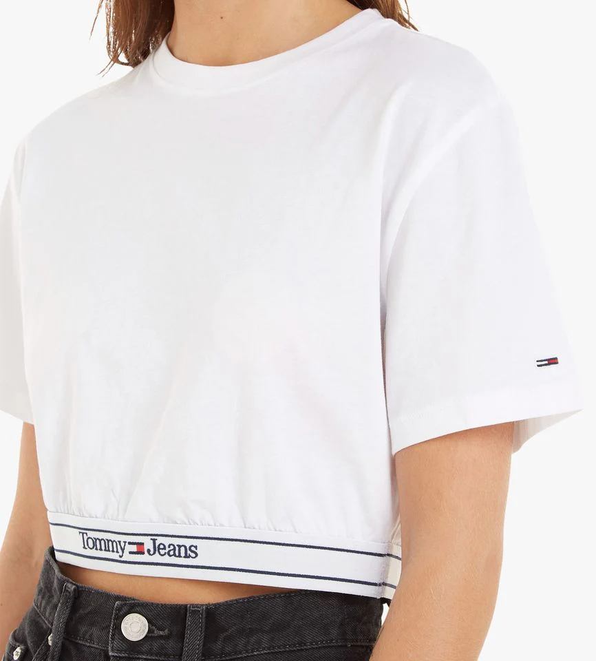 Tommy Hilfiger Jeans - Logo Waistband Crop Top - Image 3