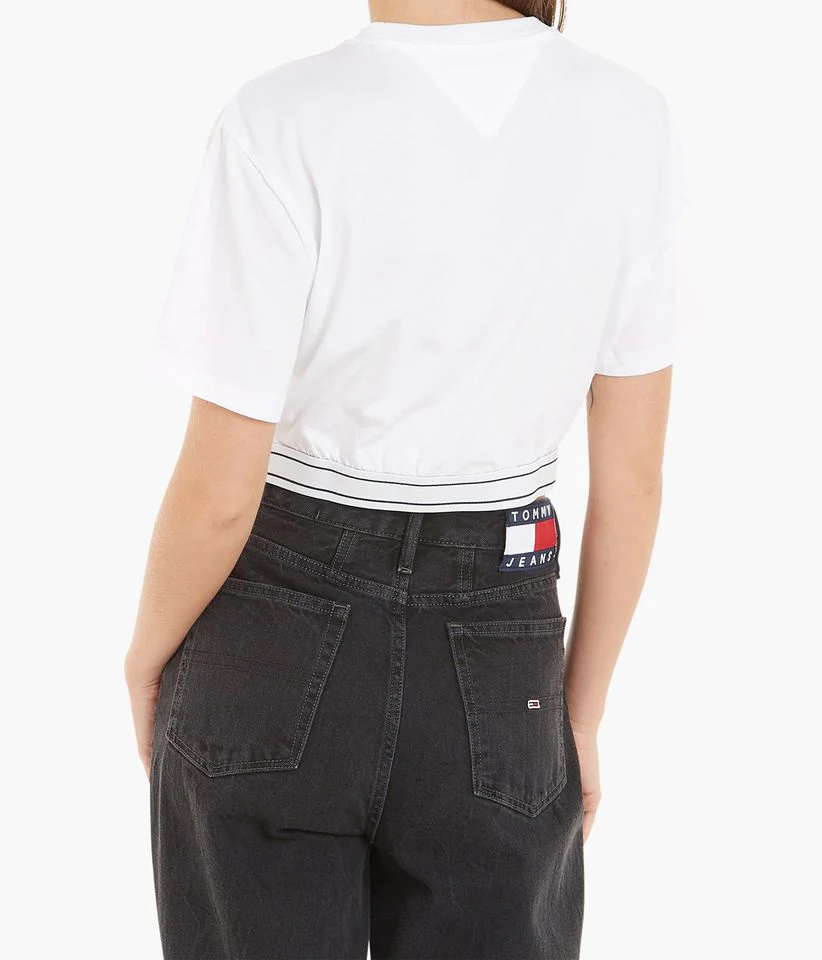 Tommy Hilfiger Jeans - Logo Waistband Crop Top - Image 4