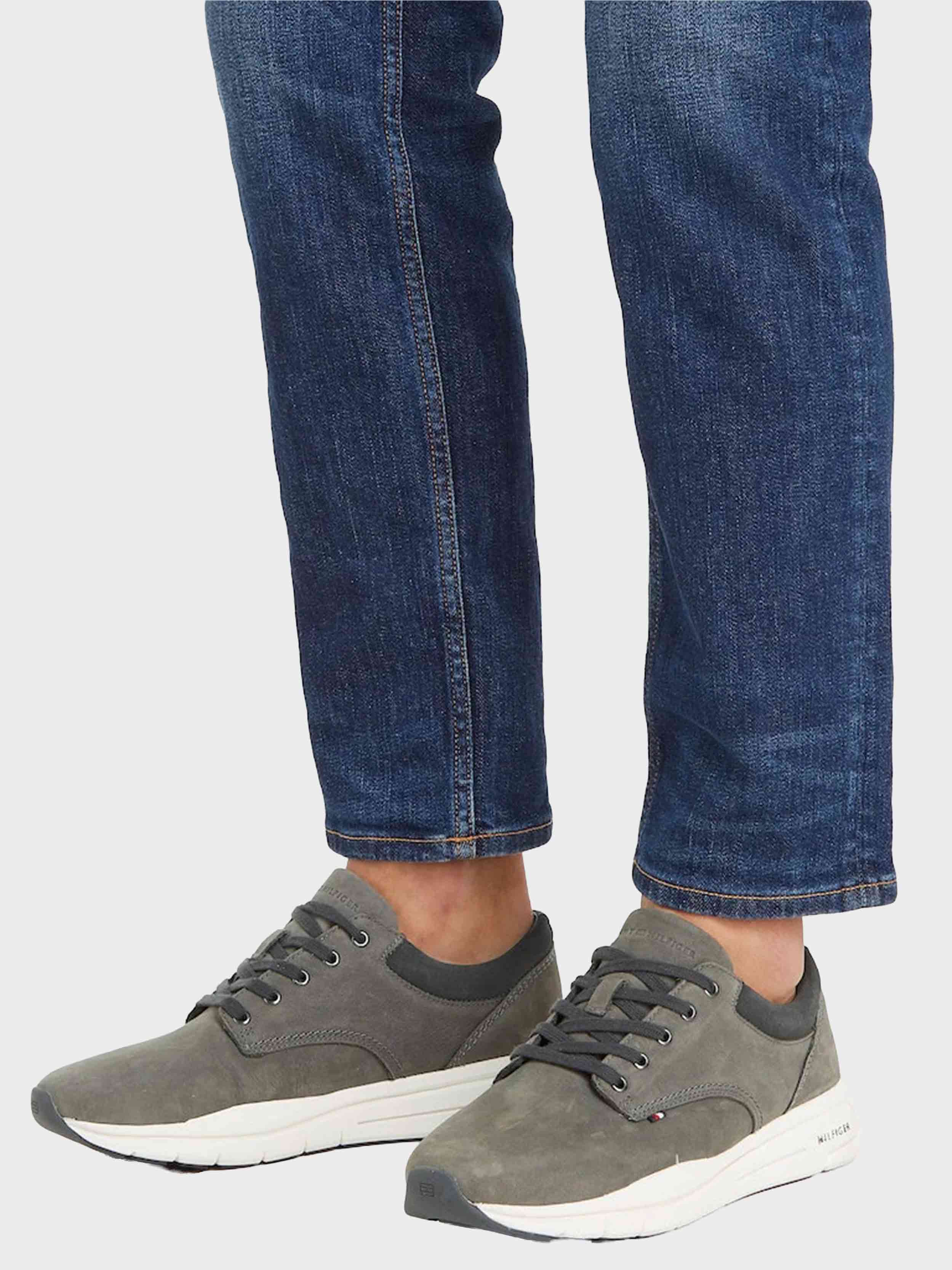 Tommy Hilfiger - Men's Leather Hybrid Lace-Up Trainers - Image 7