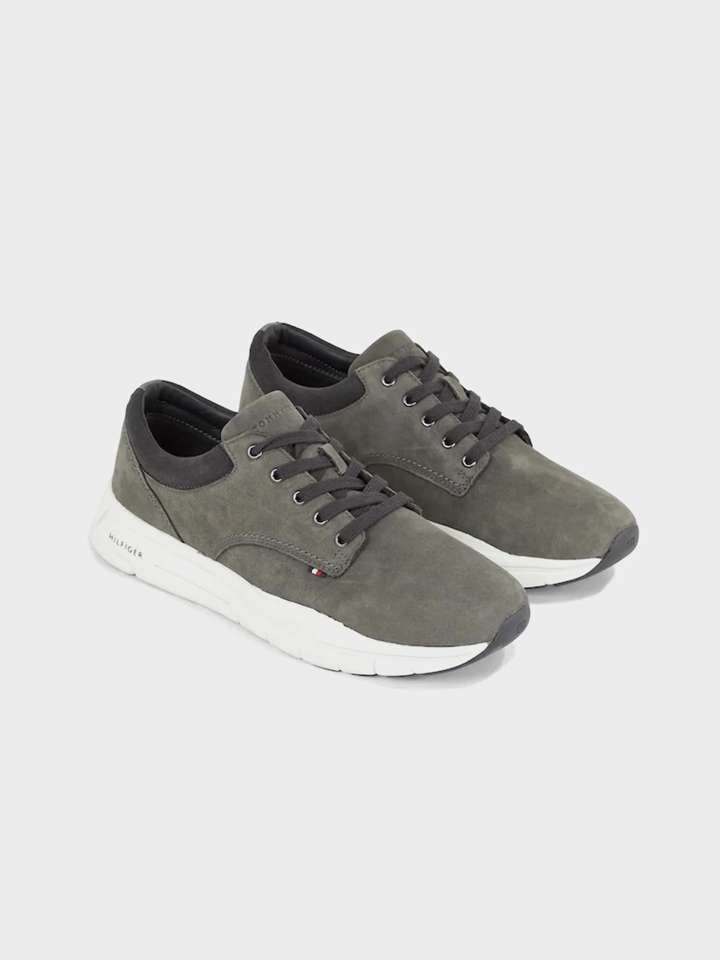 Tommy Hilfiger - Men's Leather Hybrid Lace-Up Trainers - Image 8
