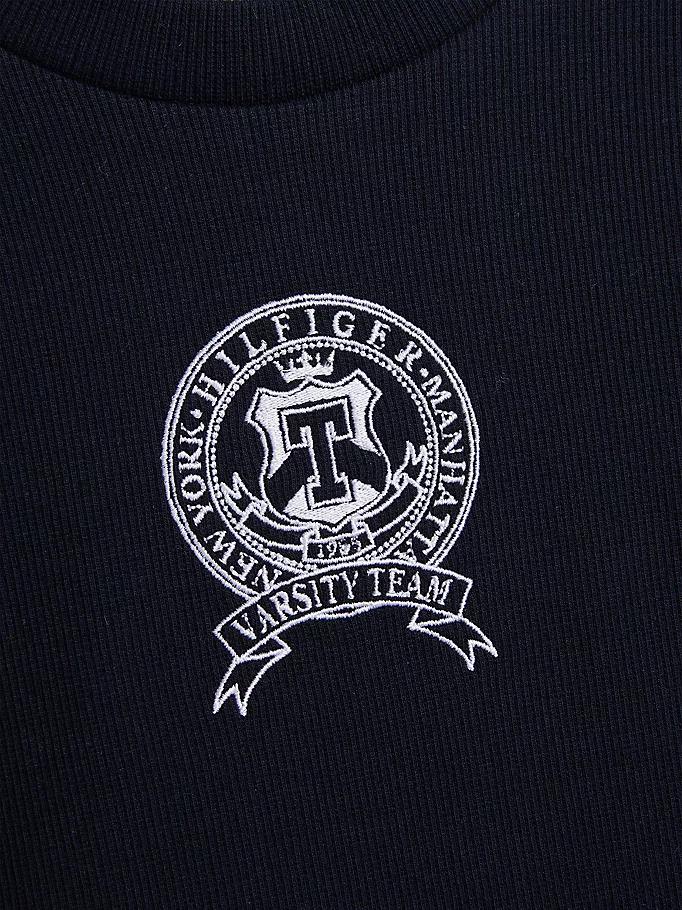 Tommy hilfiger  - Girls -  rib - knit varsity jumper regular fit - Image 3