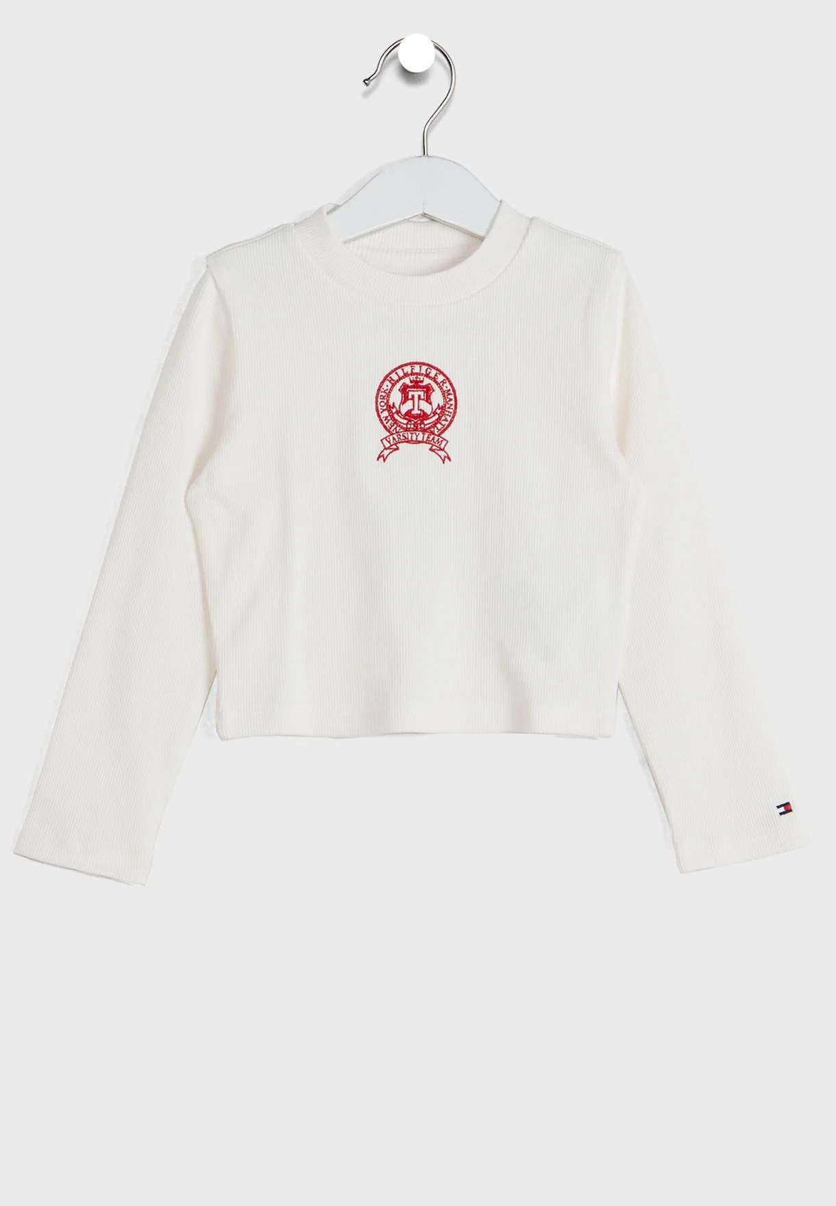 Tommy hilfiger  - Girls -  rib - knit varsity jumper regular fit - Image 4