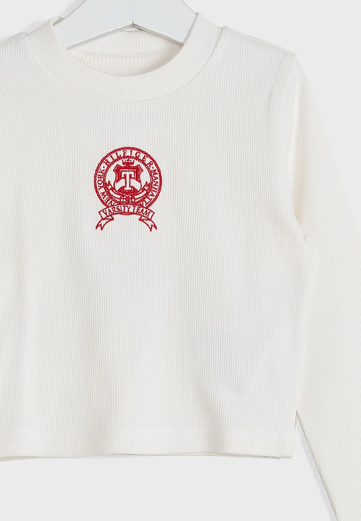Tommy hilfiger  - Girls -  rib - knit varsity jumper regular fit - Image 6