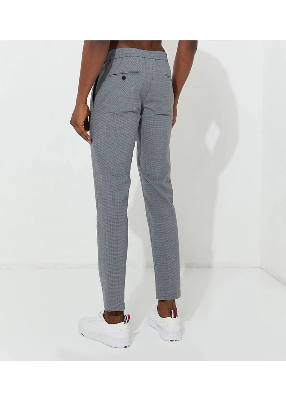 Tommy Hilfiger -Hampton Po M Check Travel Wool Tapered Fit - Image 2