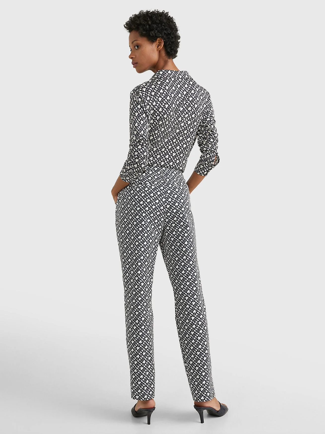Tommy hilfiger - slim print co pant - women - Image 6