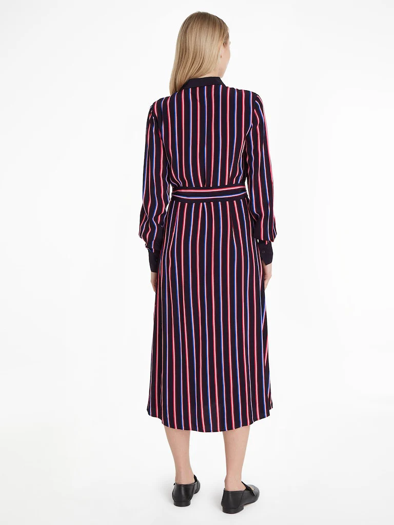 Tommy Hilfiger - Stripe Midi Shirt Dress Regular Fit - Image 3