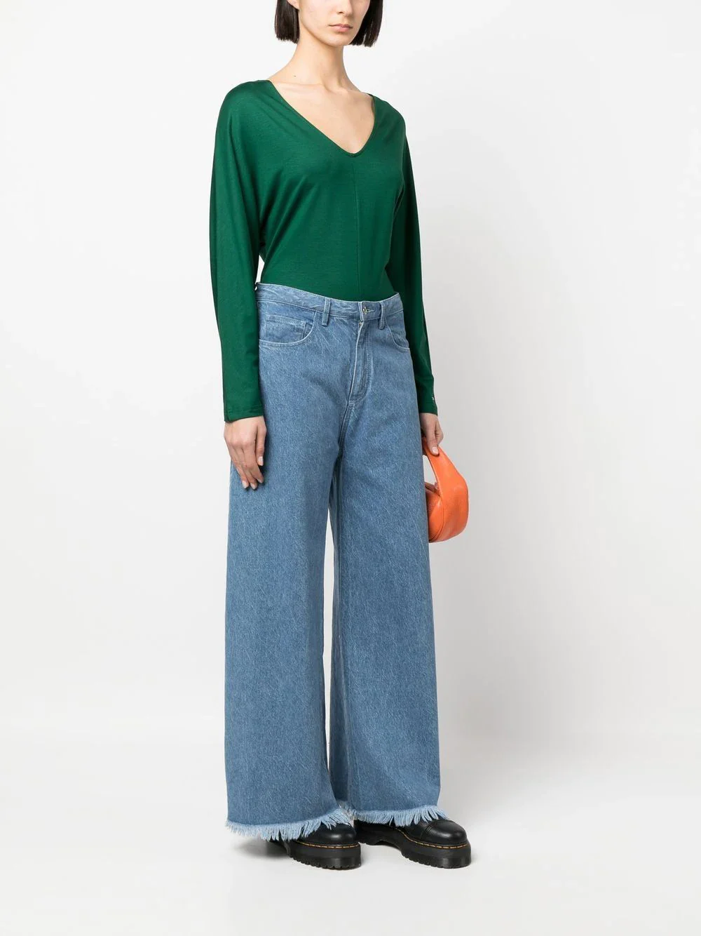 Tommy Hilfiger - Regular Fit V-Neck Long Sleeve Top - Image 8