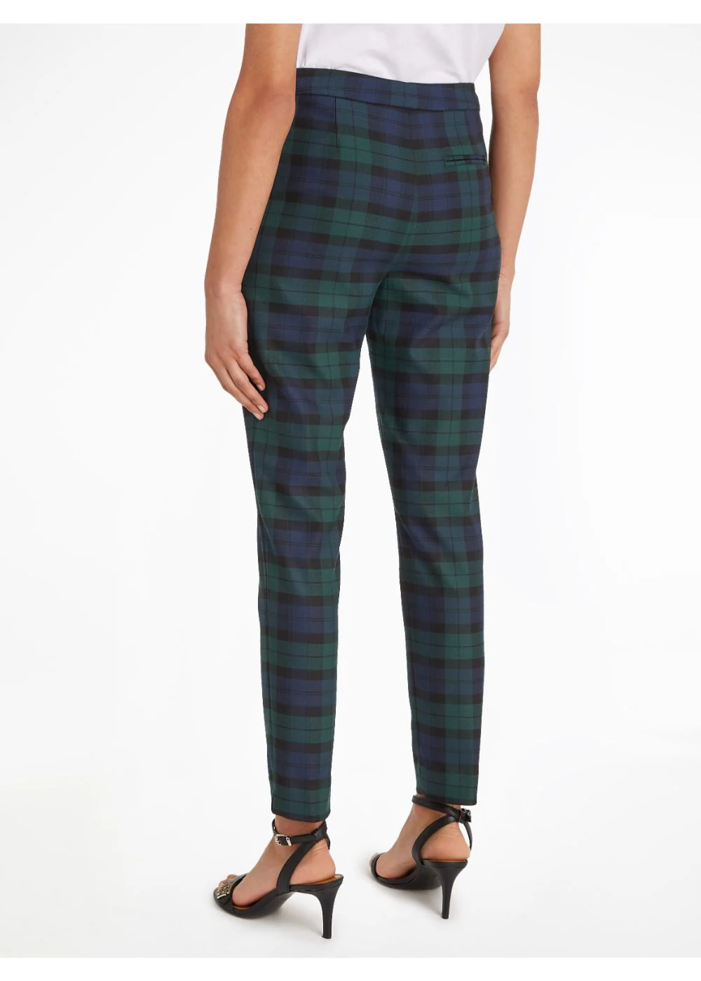 Tommy Hilfiger - Black Watch Tartan Slim Fit Trousers - Image 7