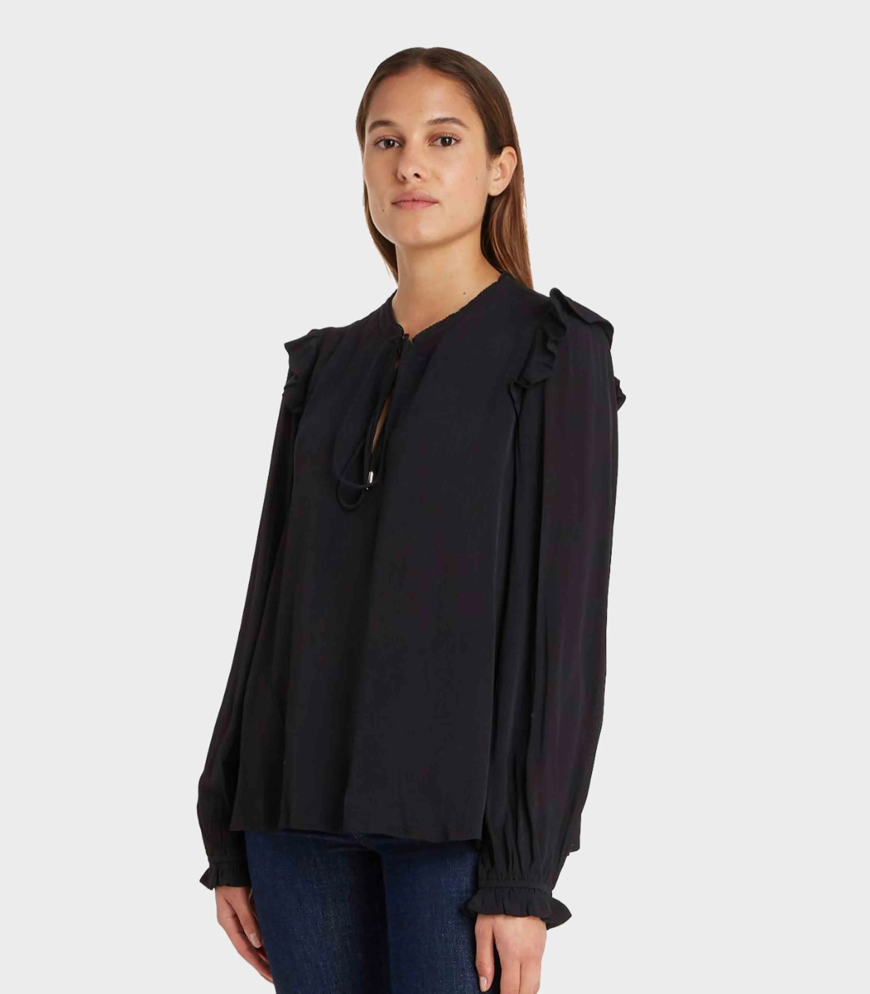 Tommy Hilfiger - Moss Crepe Solid Blouse Regular Fit - Image 2