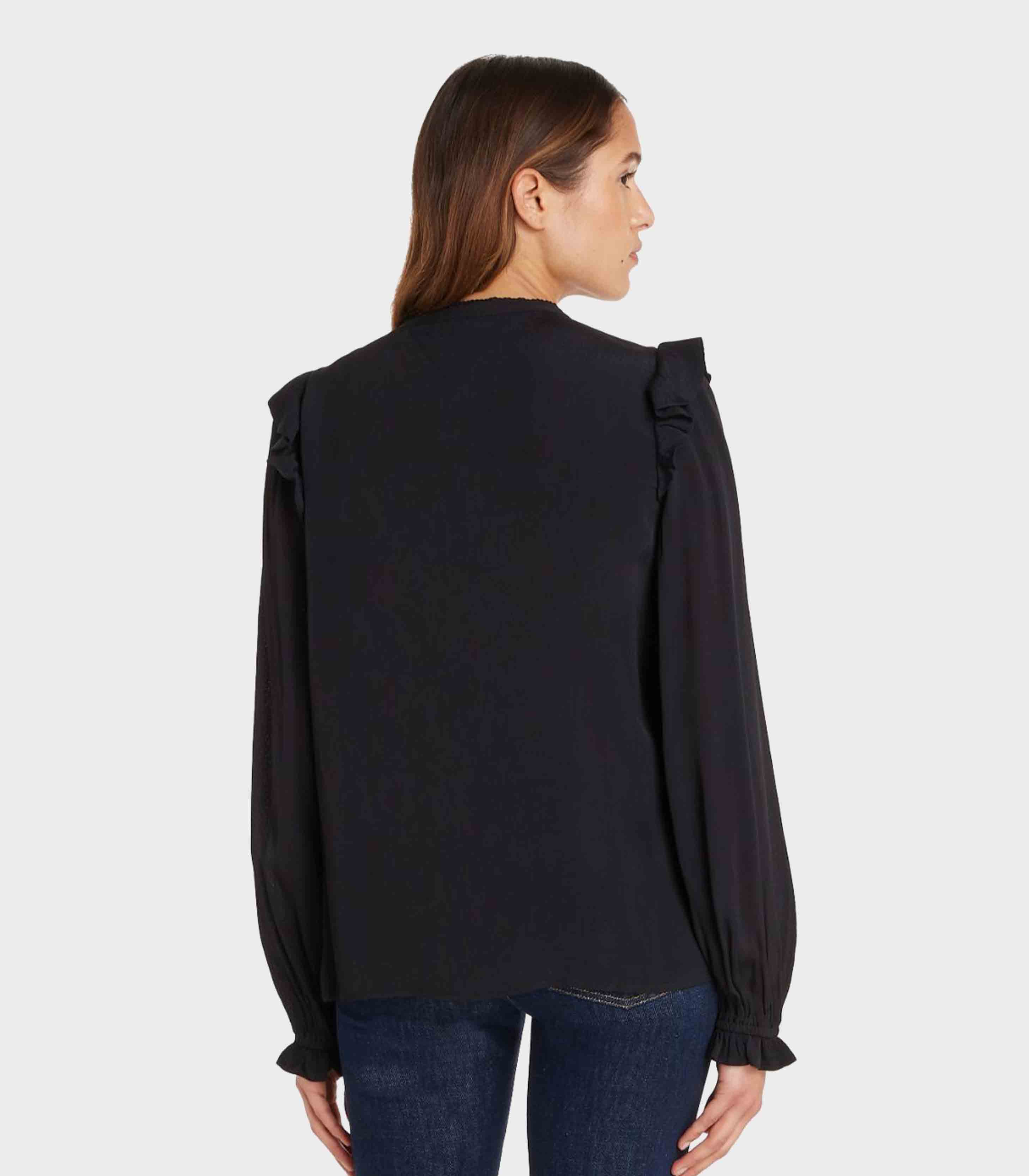 Tommy Hilfiger - Moss Crepe Solid Blouse Regular Fit - Image 3