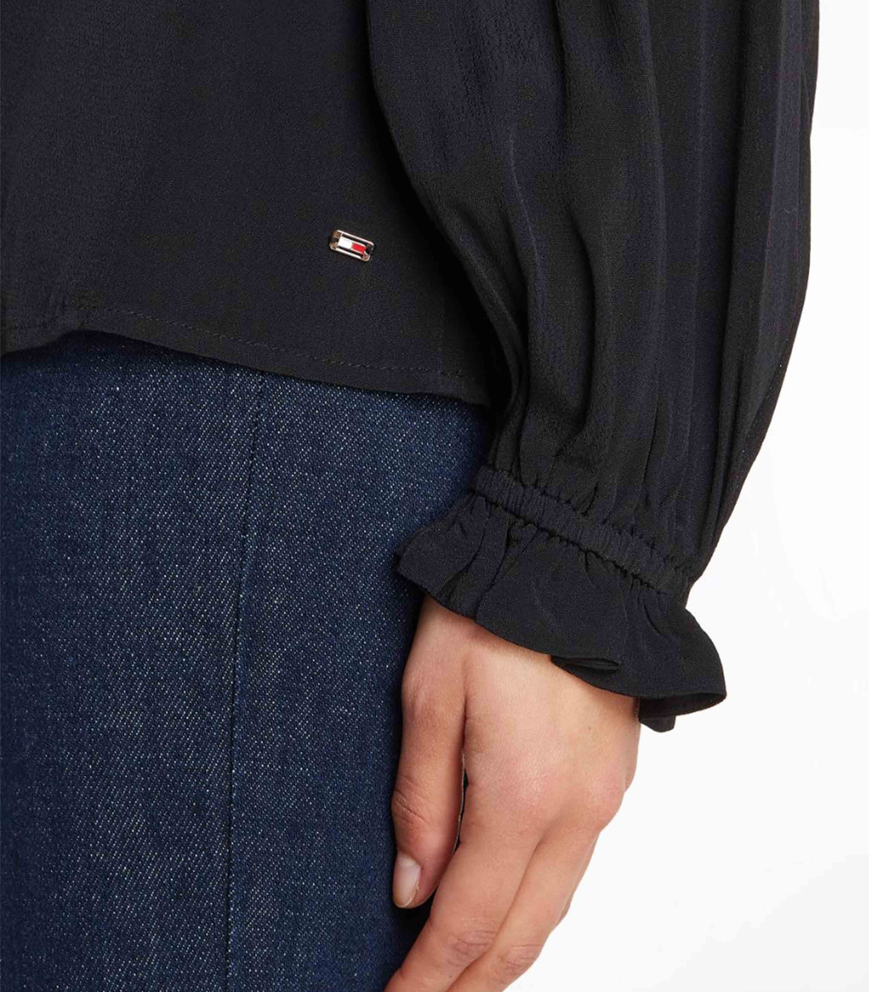 Tommy Hilfiger - Moss Crepe Solid Blouse Regular Fit - Image 4