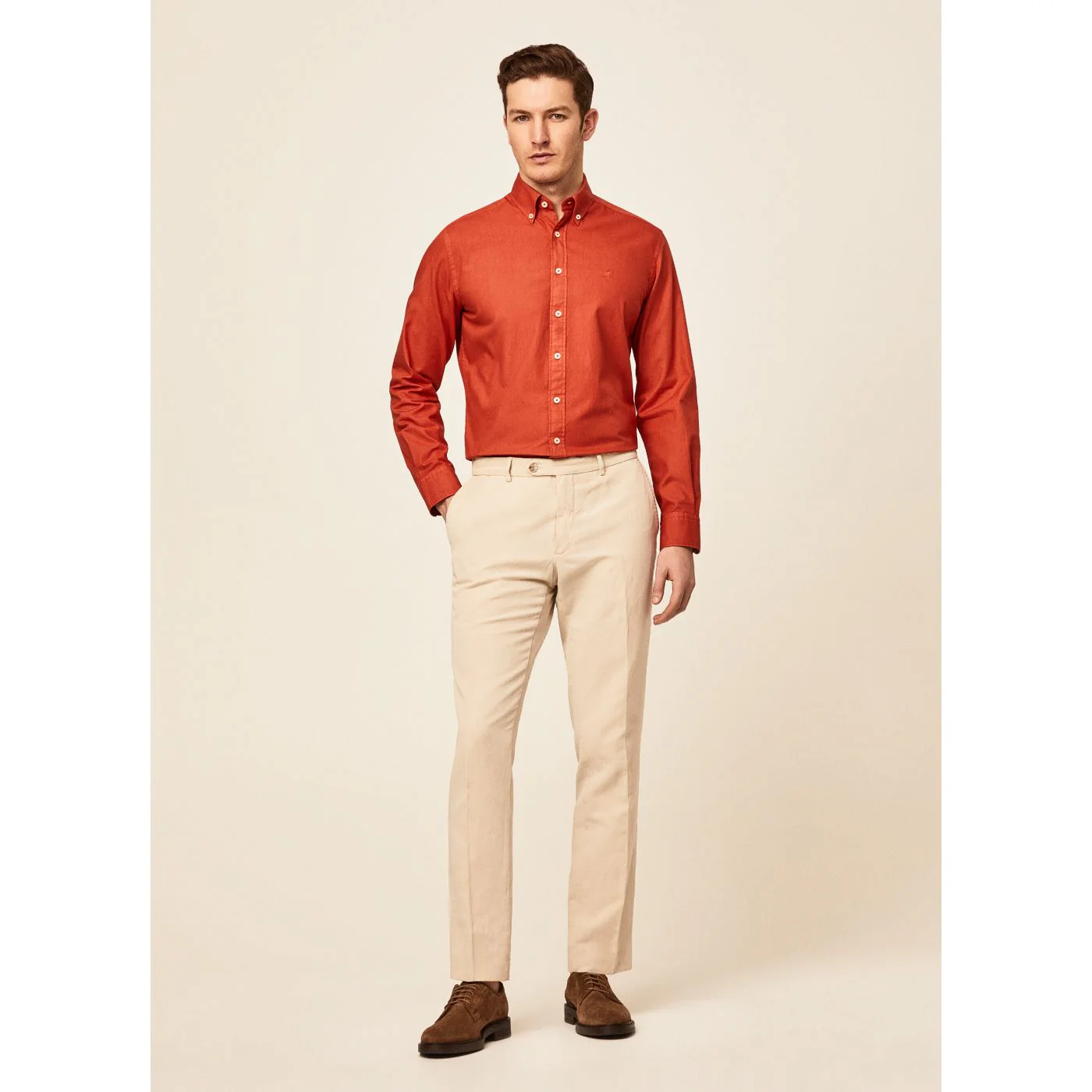 Hackett London - Men's Slim Fit Oxford Shirt - Image 14