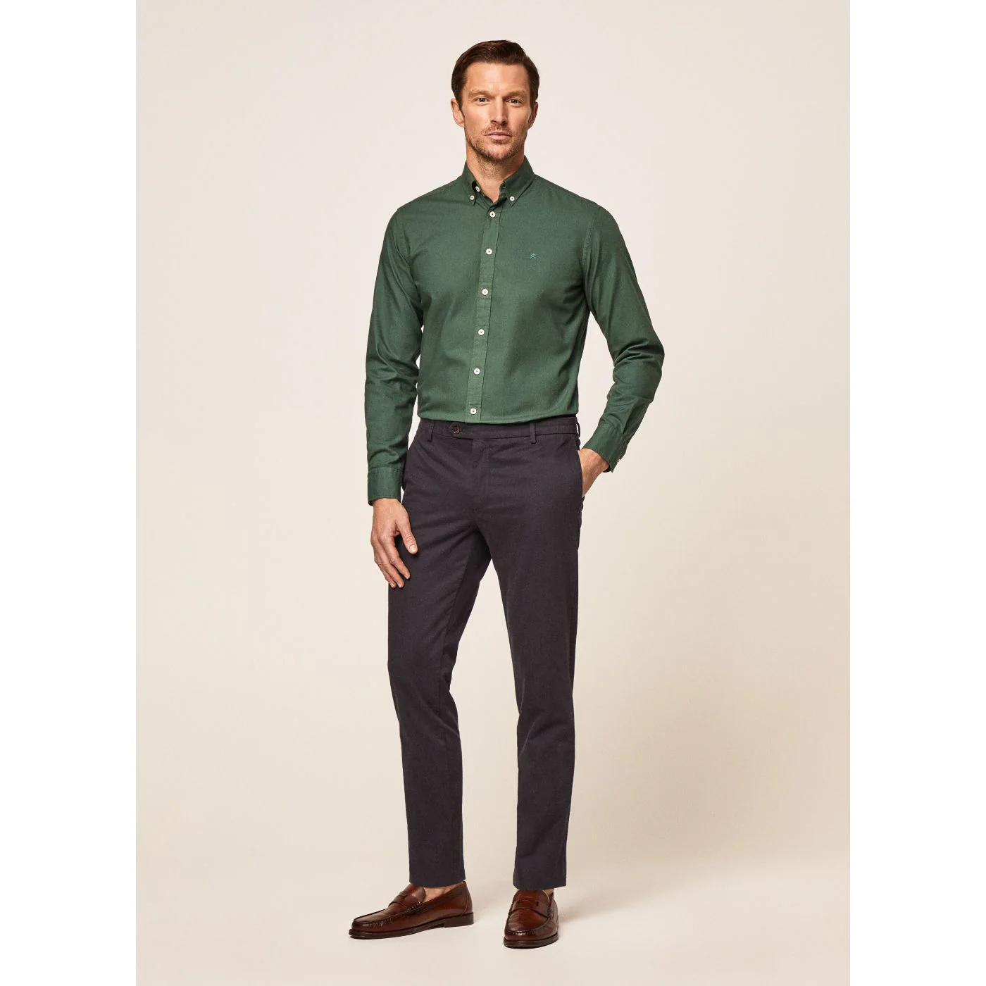 Hackett London - Men's Slim Fit Oxford Shirt - Image 2