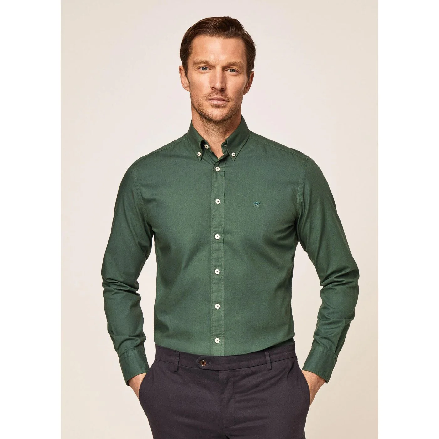 Hackett London - Men's Slim Fit Oxford Shirt - Image 4