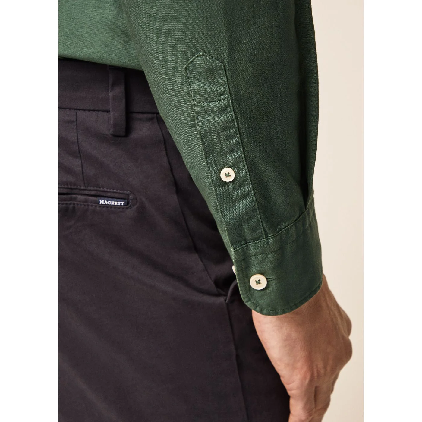 Hackett London - Men's Slim Fit Oxford Shirt - Image 6