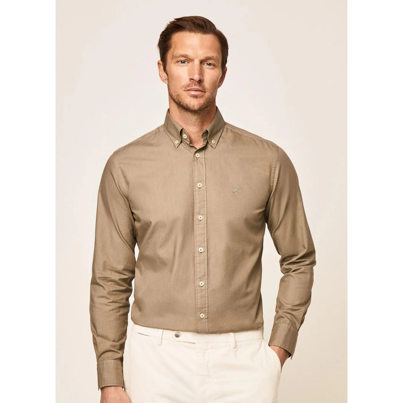 Hackett London - Men's Slim Fit Oxford Shirt - Image 9