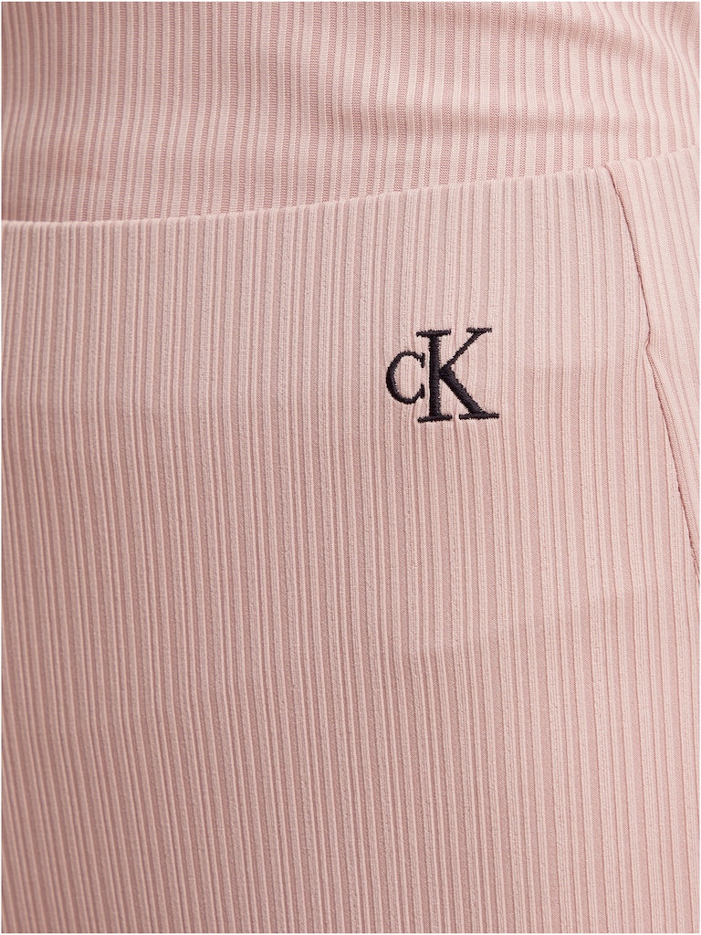 Calvin Klein Jeans - Shiny Rib Wide Leg Pants Relaxed Fit - Image 10