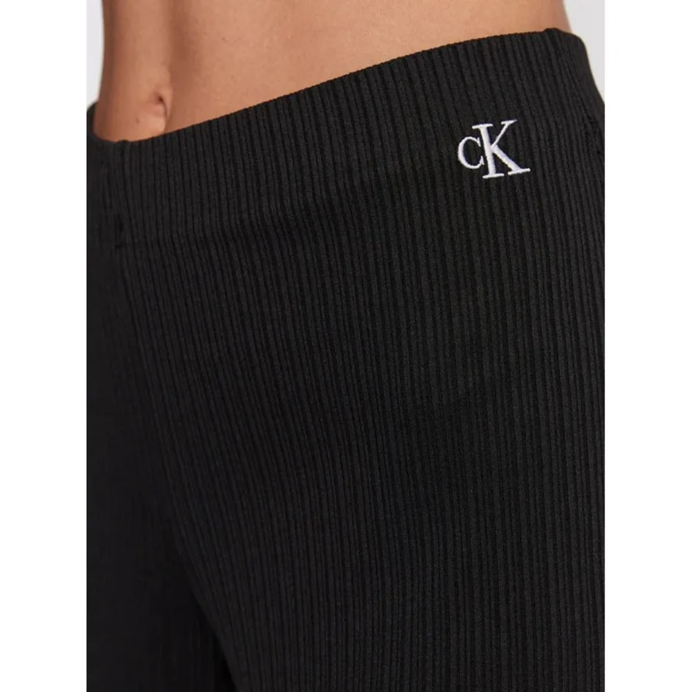 Calvin Klein Jeans - Shiny Rib Wide Leg Pants Relaxed Fit - Image 3