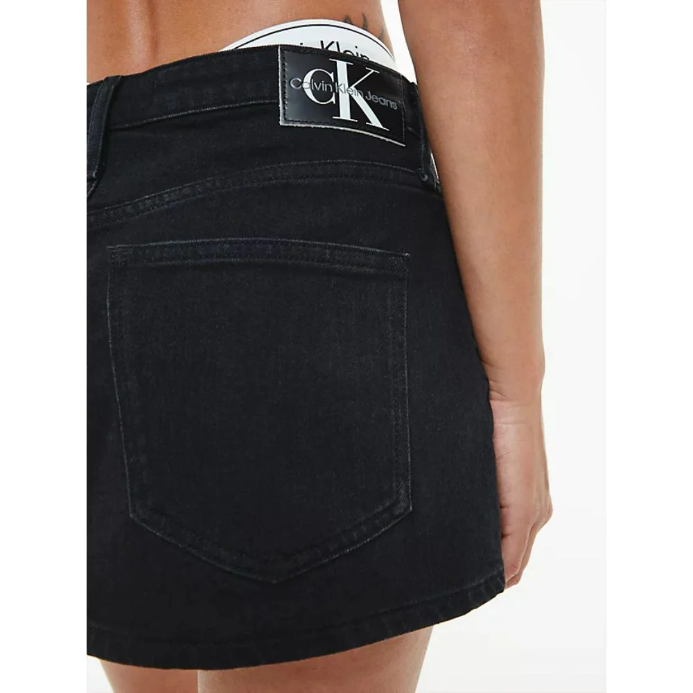 Calvin Klein Jeans - denim micro mini skirt - women - Image 3