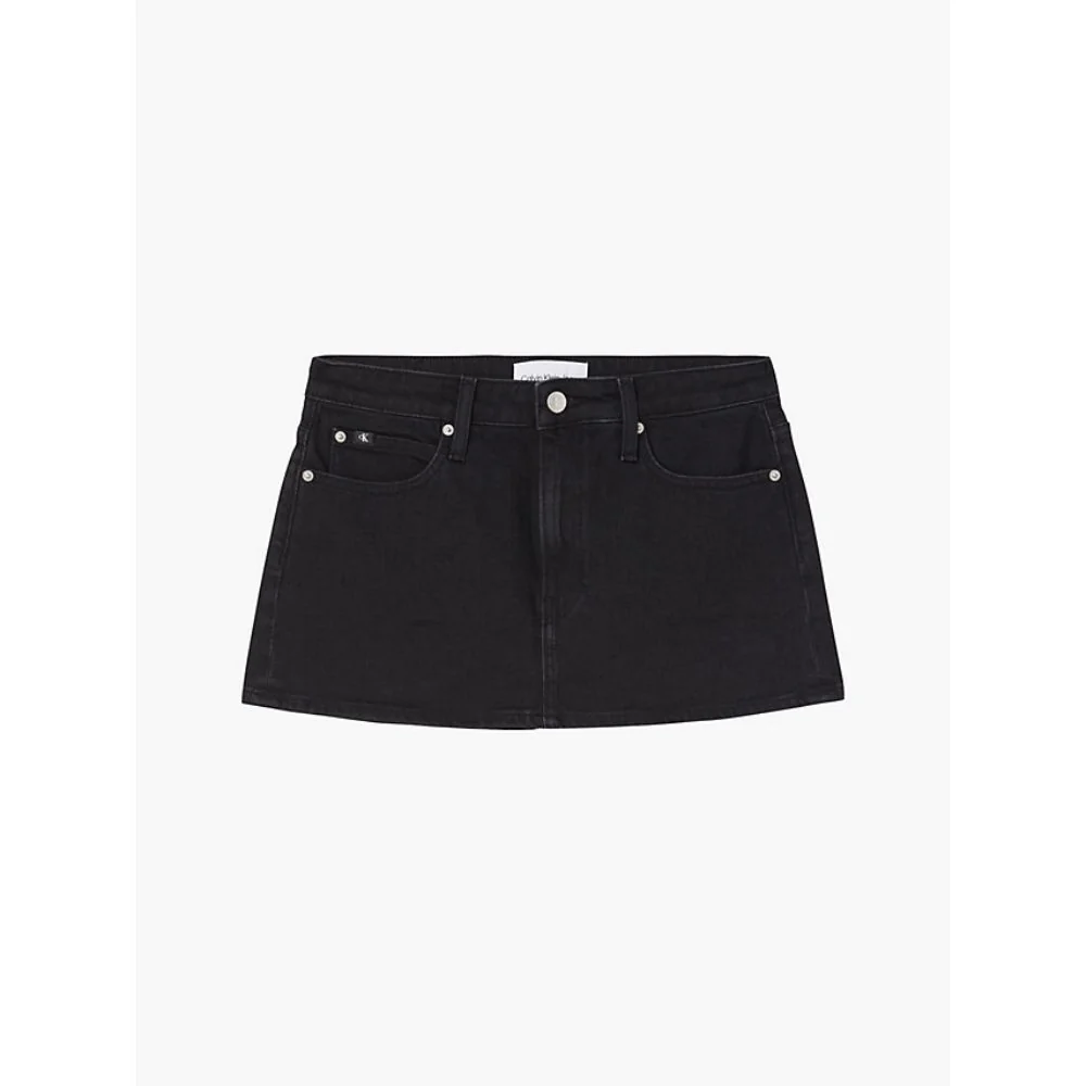 Calvin Klein Jeans - denim micro mini skirt - women - Image 5