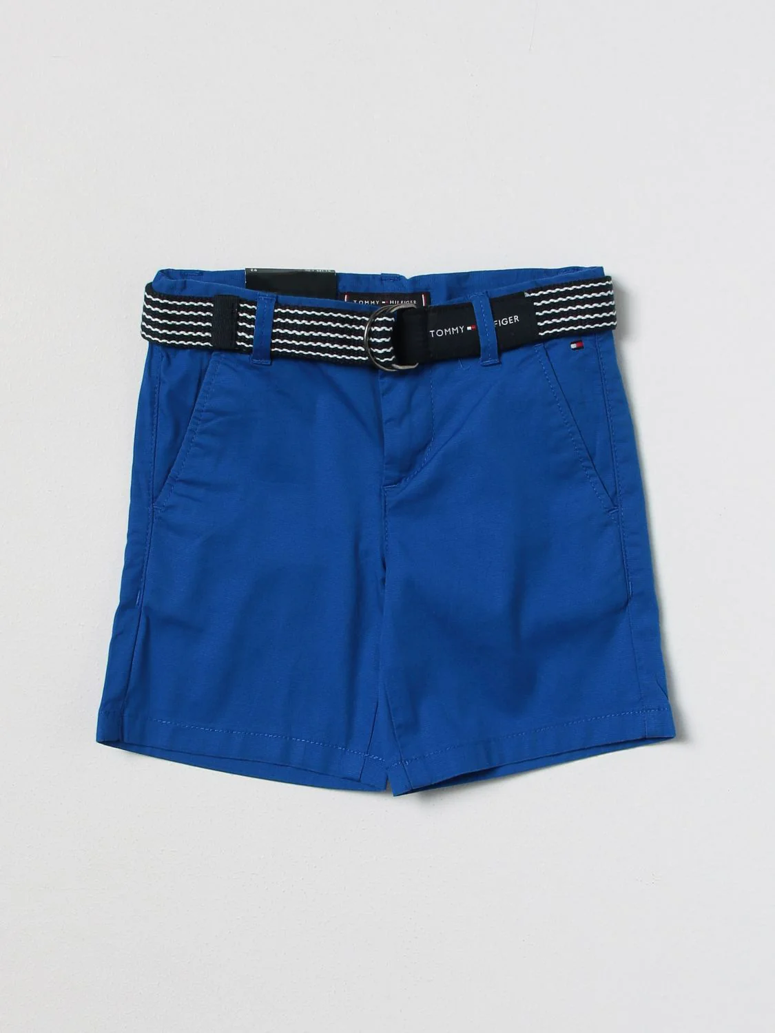 Tommy Hilfiger  - Boys -  Essential Belted Chino Regular Fit Shorts - Image 3