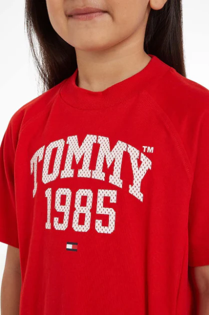Tommy Hilfiger - Girls Varsity Logo T-Shirt Dress Regular Fit - Image 4