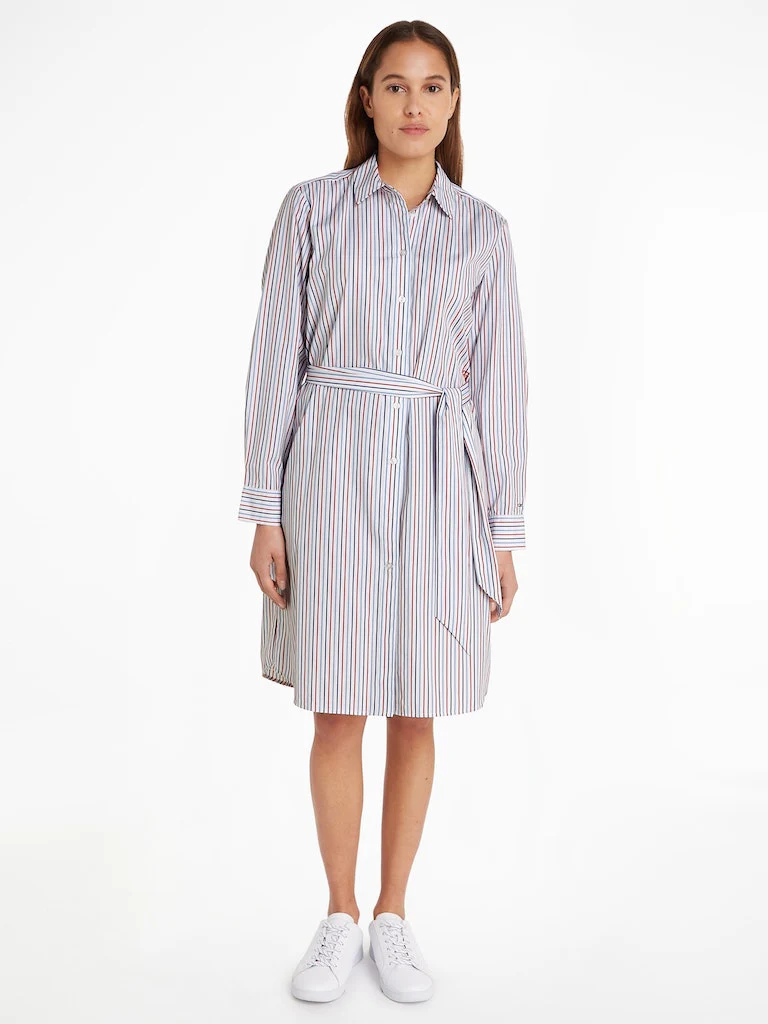 Tommy Hilfiger - Women's Global Stripe Shirt Dress Regular Fit - Image 2