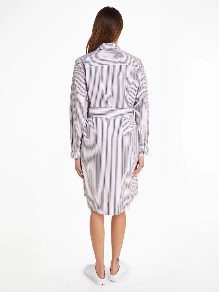 Tommy Hilfiger - Women's Global Stripe Shirt Dress Regular Fit - Image 3
