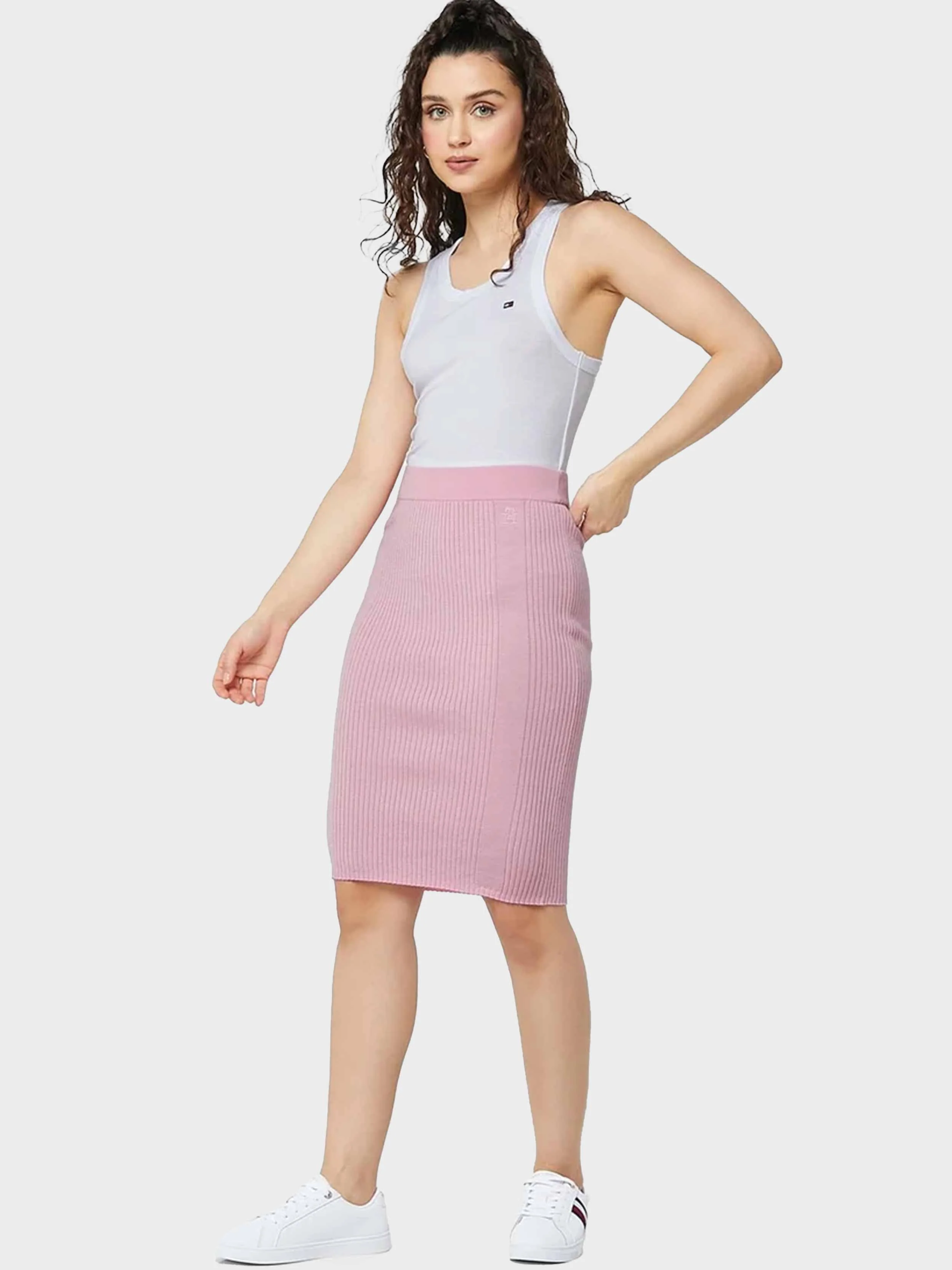 Tommy Hilfiger - Women's  Fitted Ribs Pencil Skirt Slim Fit - Image 8