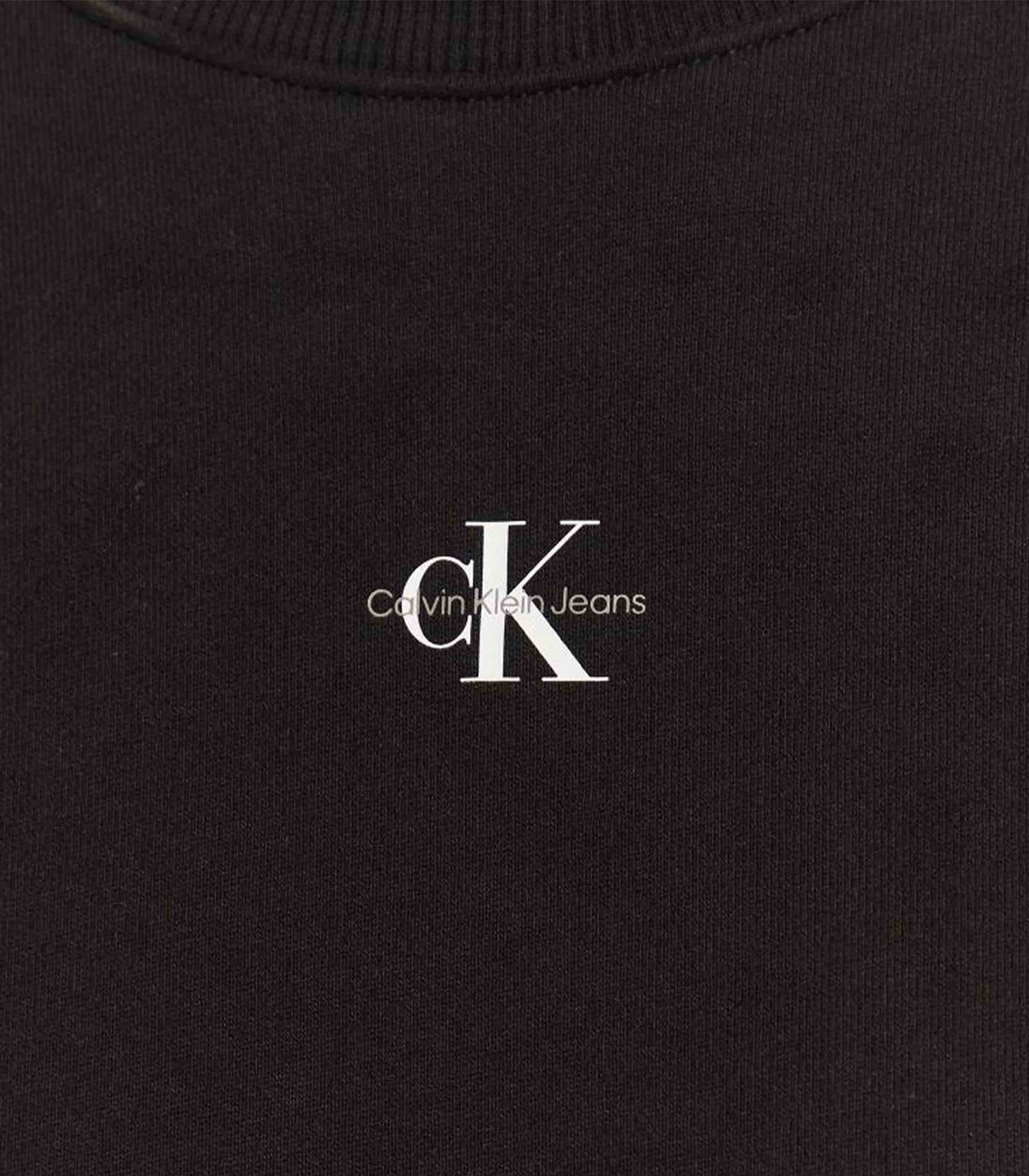 Calvin Klein Jeans - Open Back Crew Neck Cropped Sweatshirt - Image 5