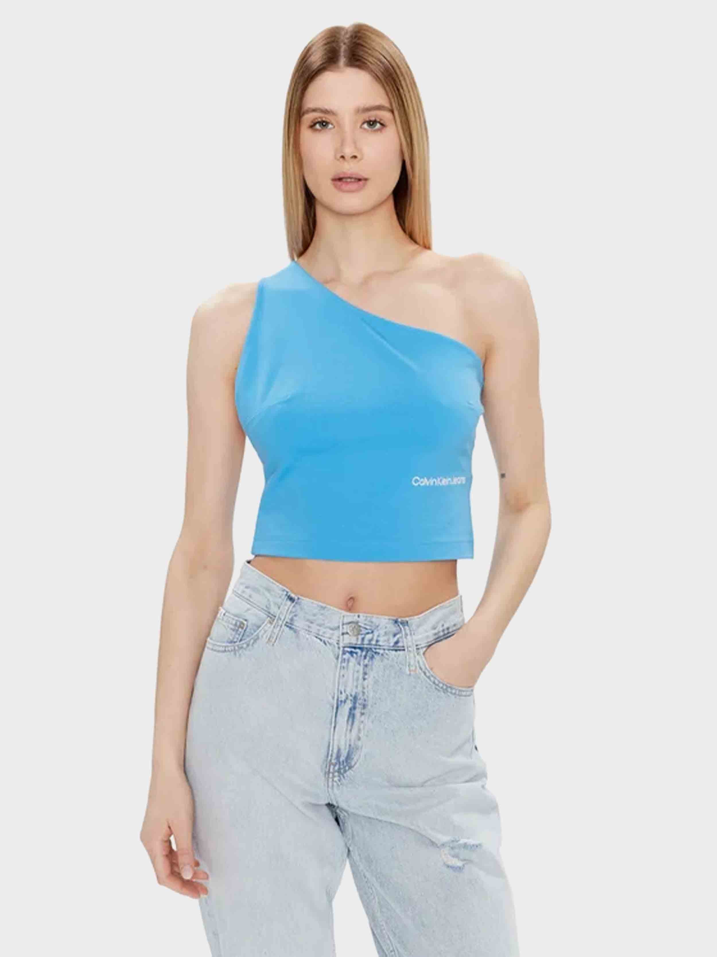 Calvin Klein Jeans - Women's Cut Out Milano Top Slim Fit - Image 9