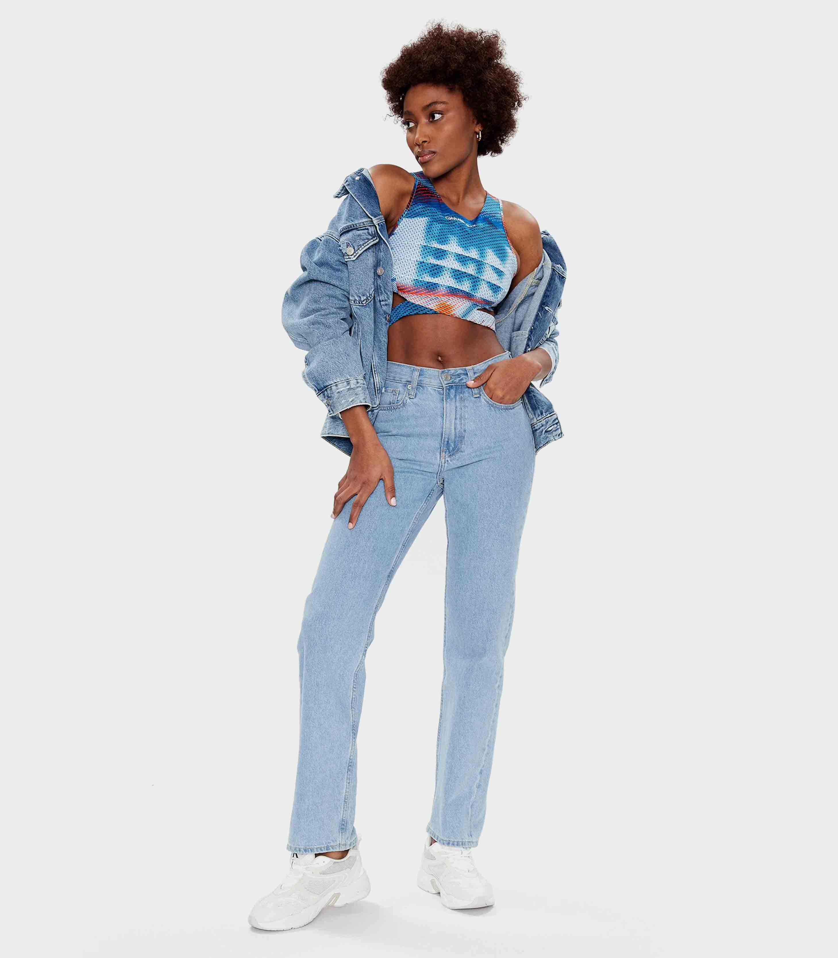 Calvin Klein Jeans - Women's Cut Out Back Zip Top - Image 6