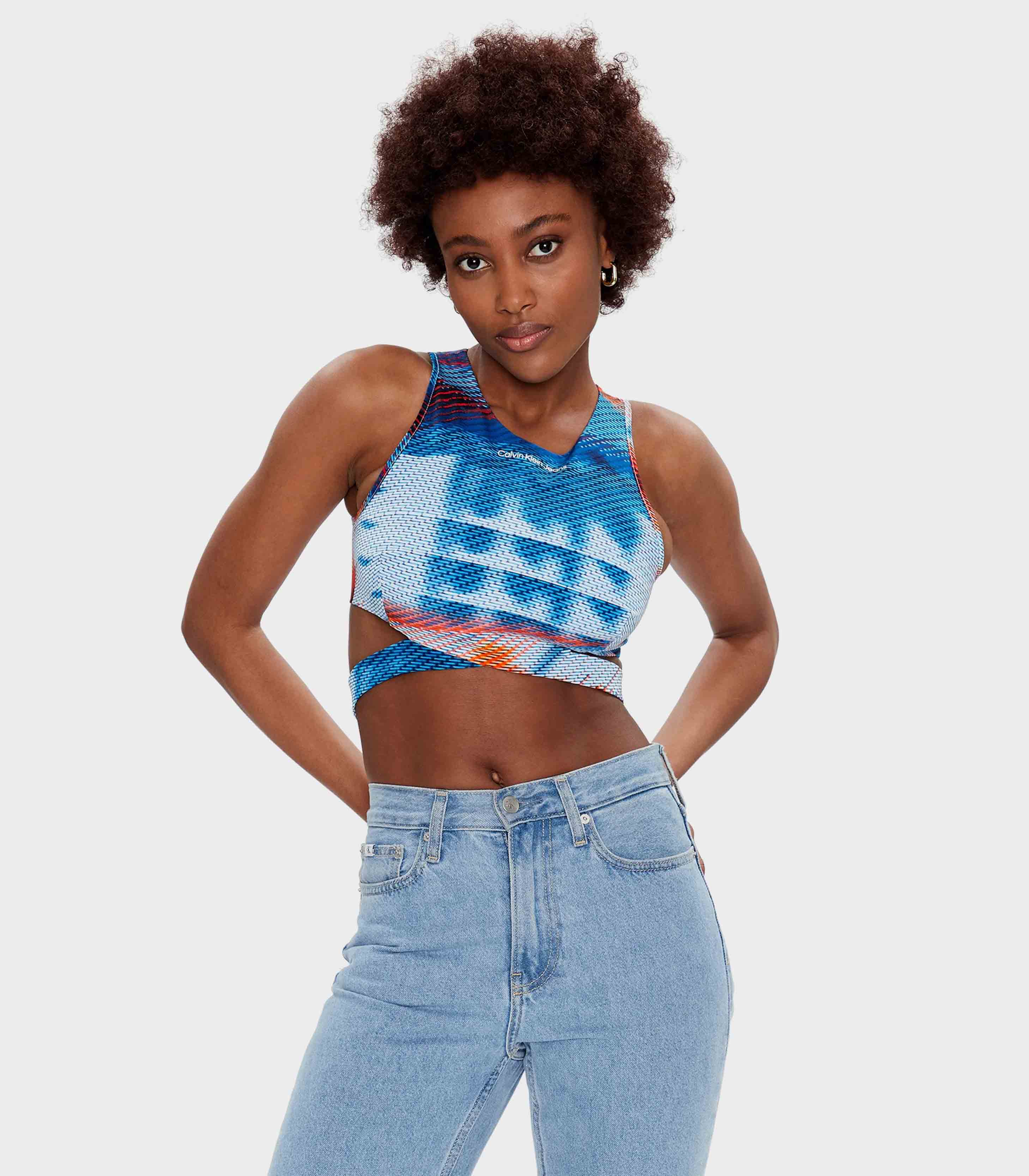 Calvin Klein Jeans - Women's Cut Out Back Zip Top - Image 8