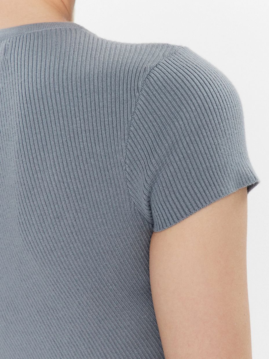Calvin Klein Jeans - Organic Cotton Slim Fit Cut Out Top - Image 6