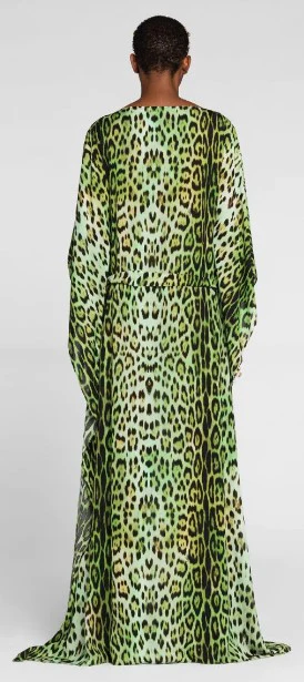 Roberto Cavalli - Jaguar Print Kaftan Dress - Image 4