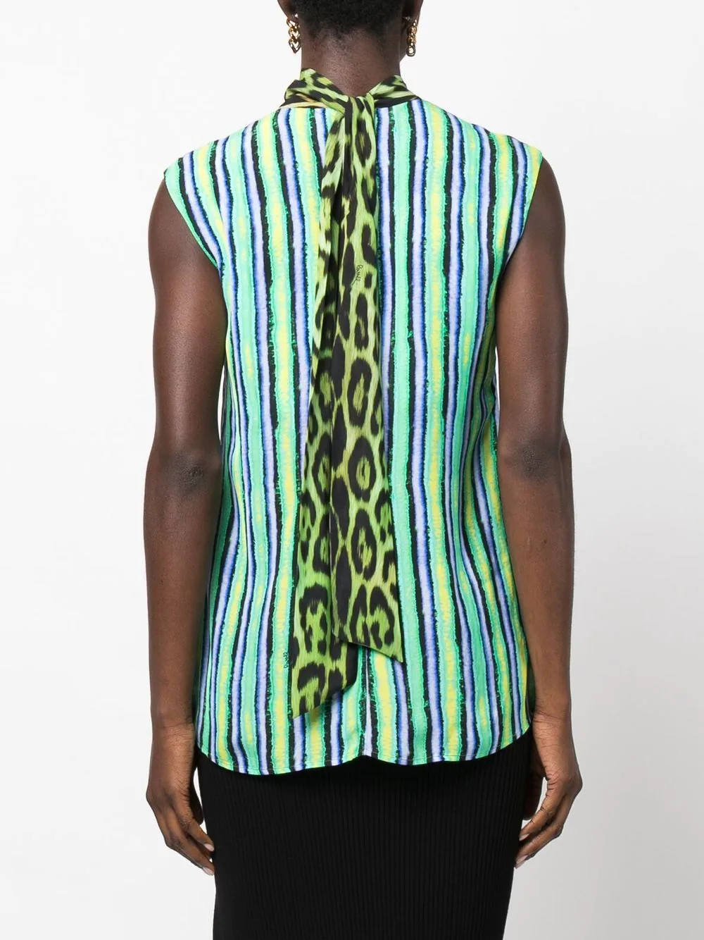 Roberto Cavalli - Jaguar-Print Top - Image 3