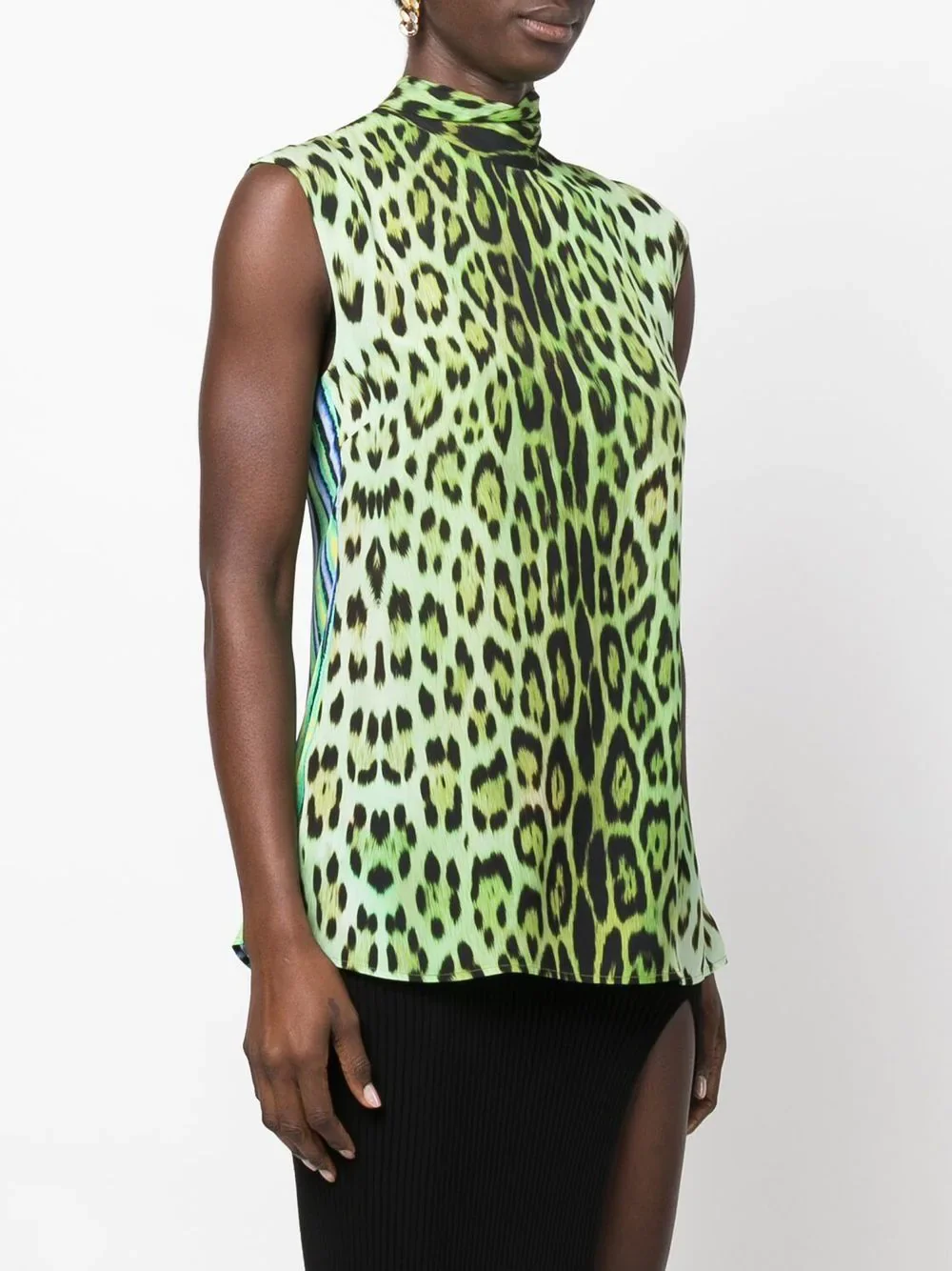 Roberto Cavalli - Jaguar-Print Top - Image 5