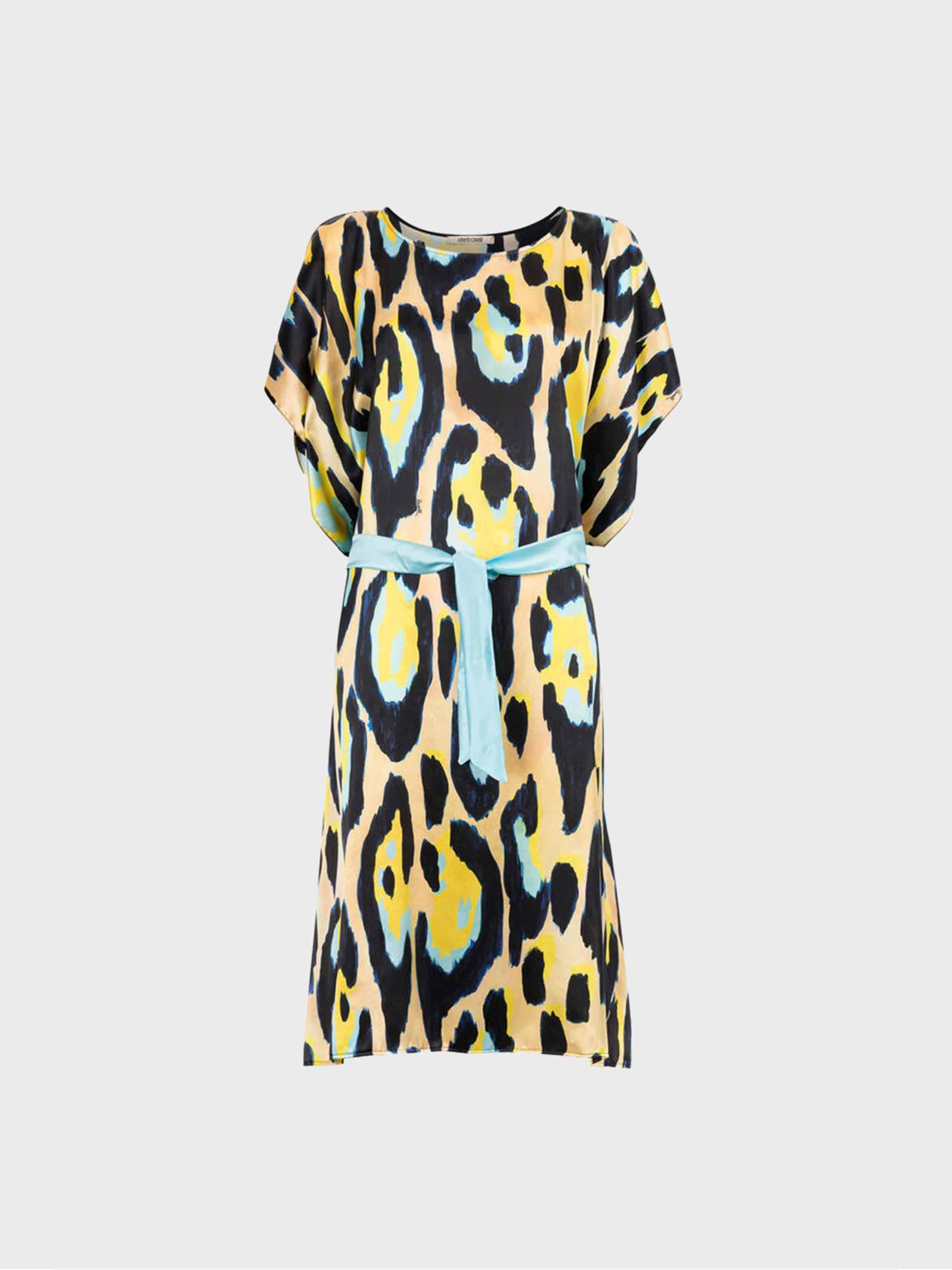 Roberto Cavalli - Women's Jaguar Print Silk Kaftan Dress - Image 4