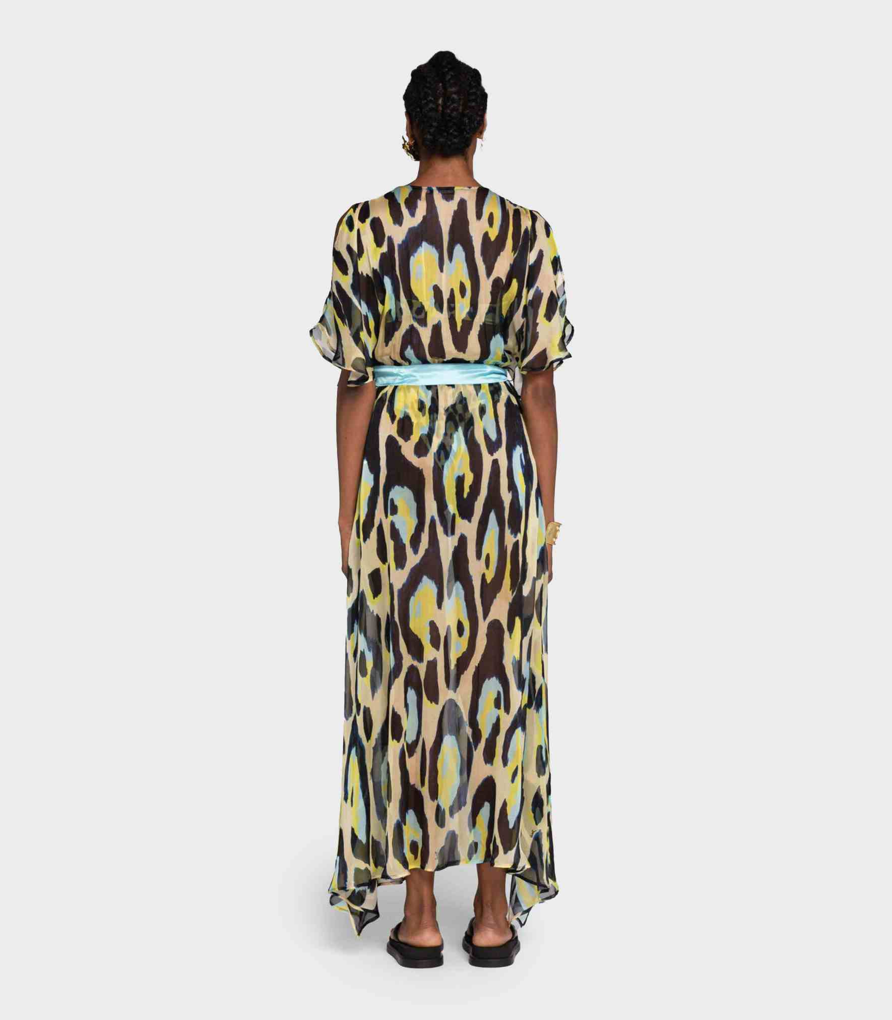Roberto Cavalli -Leopard Print Beach Dress - Image 3