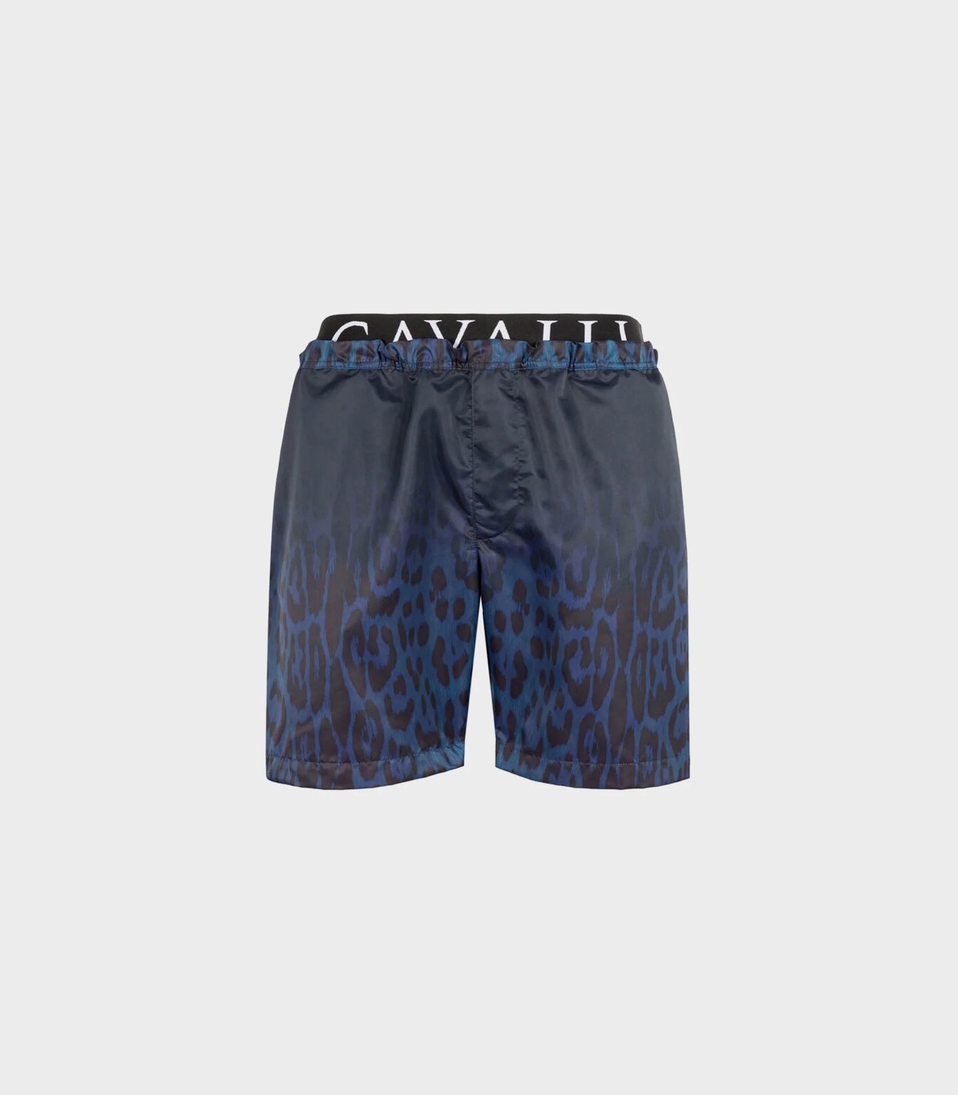 Roberto Cavalli - Swimsuit Boxer -Leopard Print Logo-Waistband Swim Shorts - Image 4