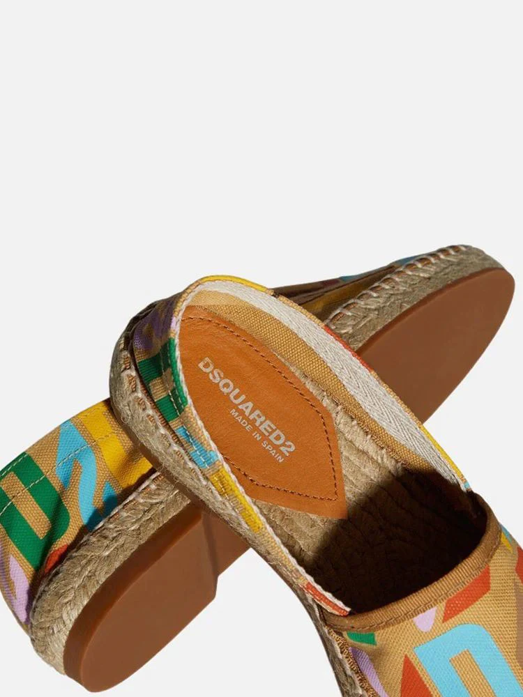 Dsquared2 - Printed Canvas Espadrillas - Image 4