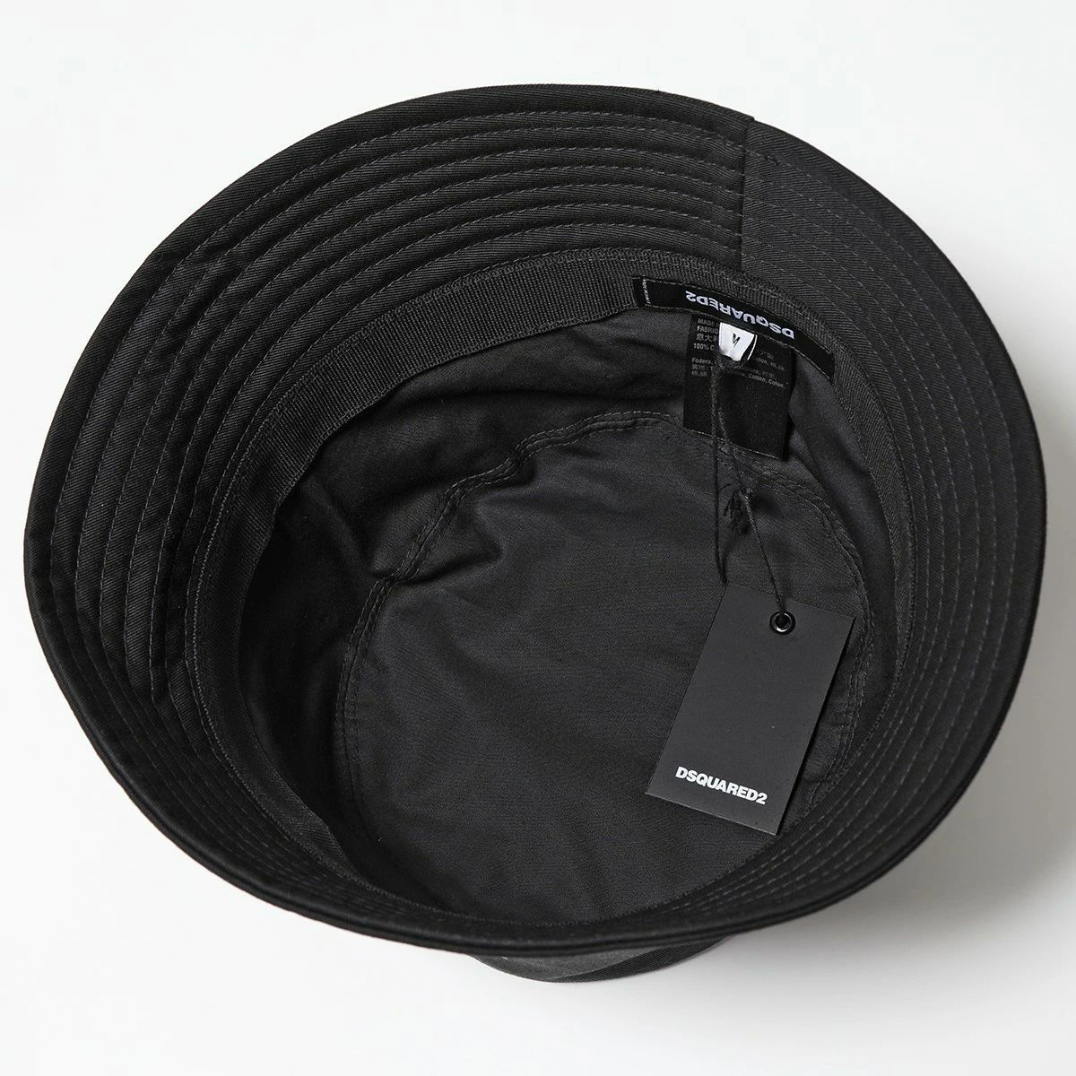 Dsquared2 - Leaf Tag Bucket Hat - Image 3