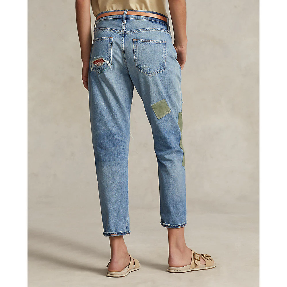 Polo Ralph Lauren - The Slim Boyfriend Patchwork Jeans - Image 2
