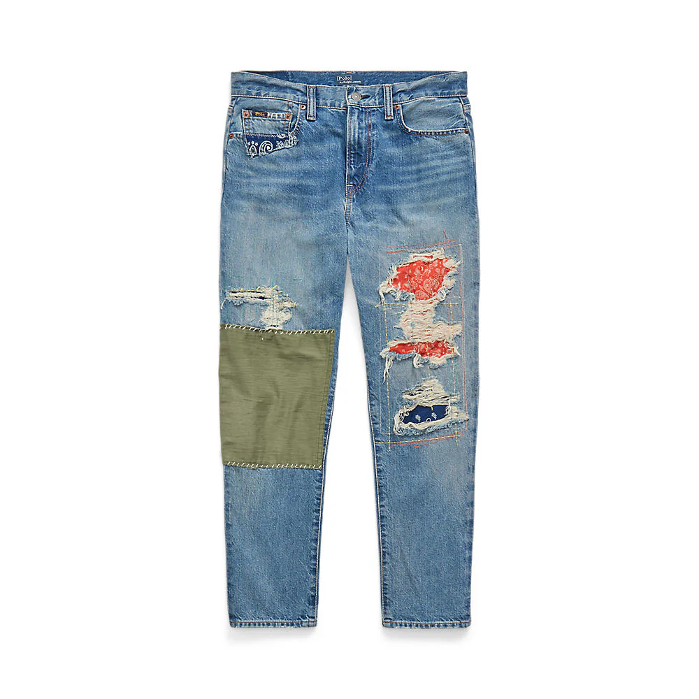 Polo Ralph Lauren - The Slim Boyfriend Patchwork Jeans - Image 4
